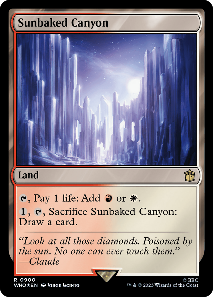 Sunbaked Canyon (Surge Foil) - [Doctor Who] Foil