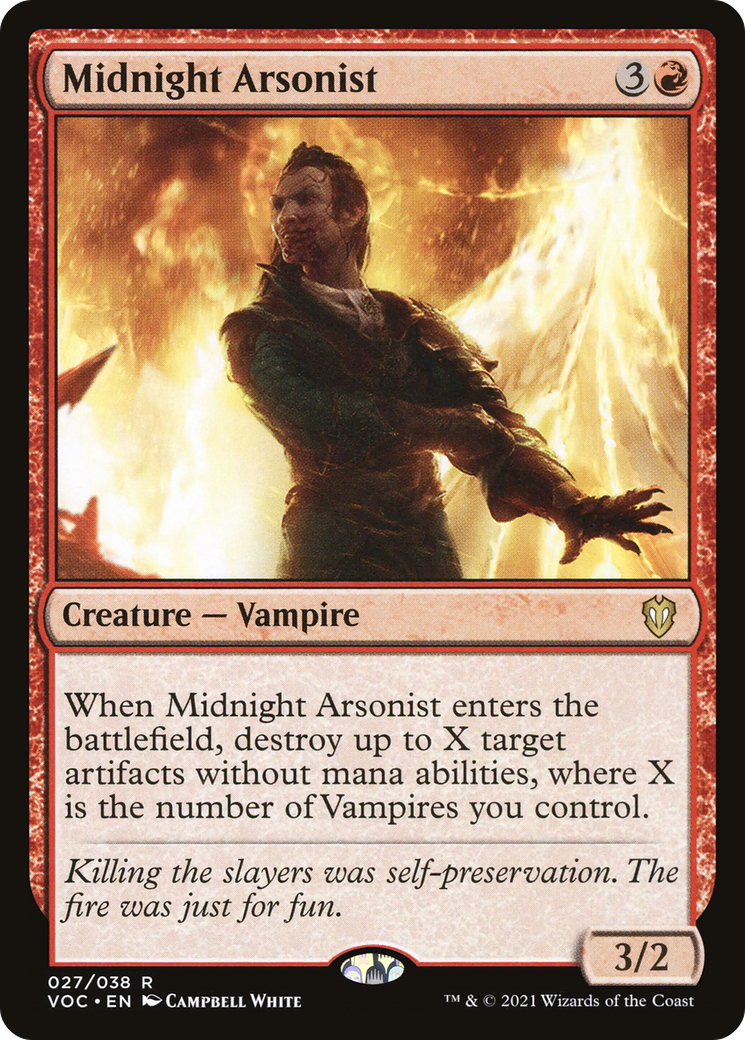 Midnight Arsonist - [Crimson Vow Commander]