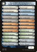 Shadows Over Innistrad Checklist 1 [Shadows over Innistrad Tokens]