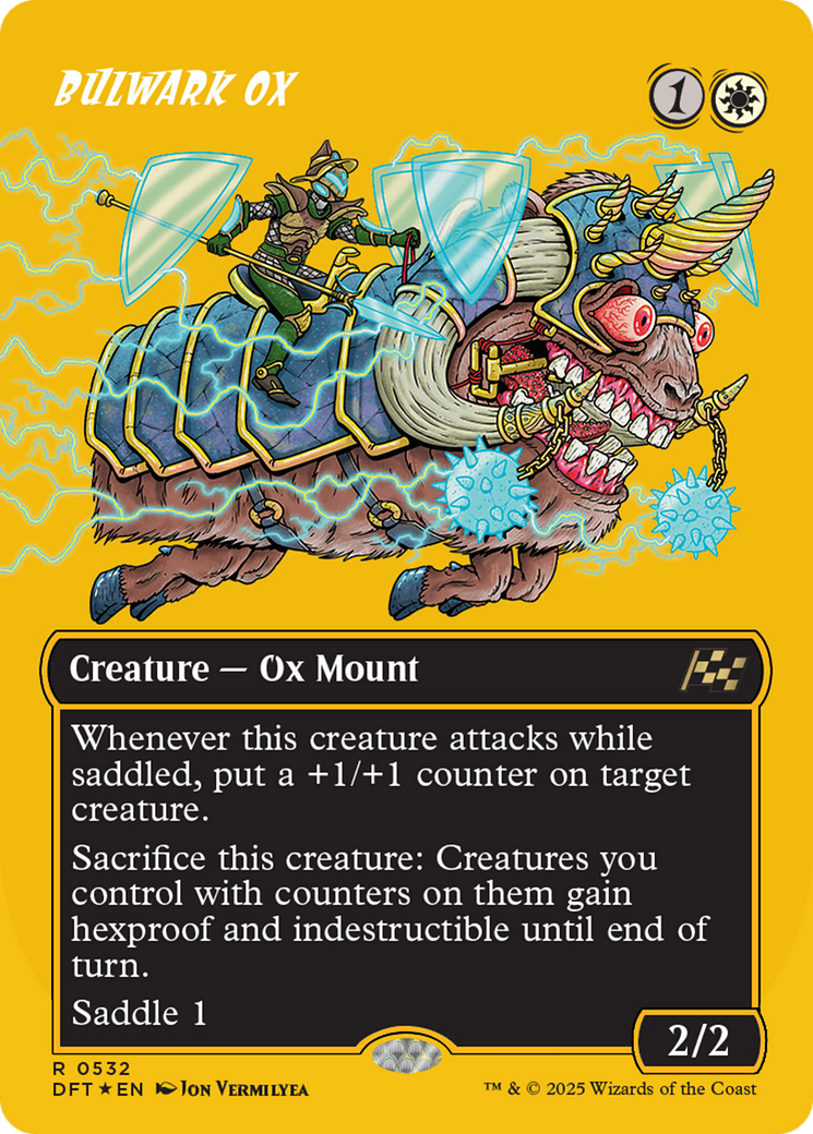 Bulwark Ox (Borderless) (First-Place Foil) - Aetherdrift Foil