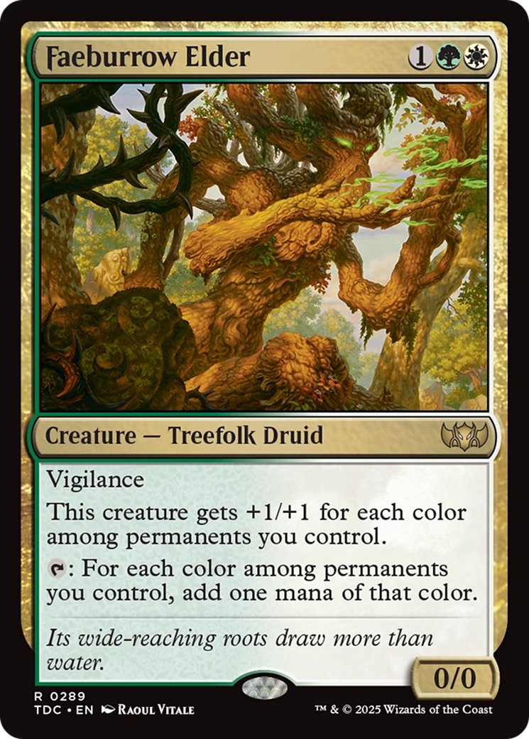 Faeburrow Elder [Commander: Tarkir: Dragonstorm]