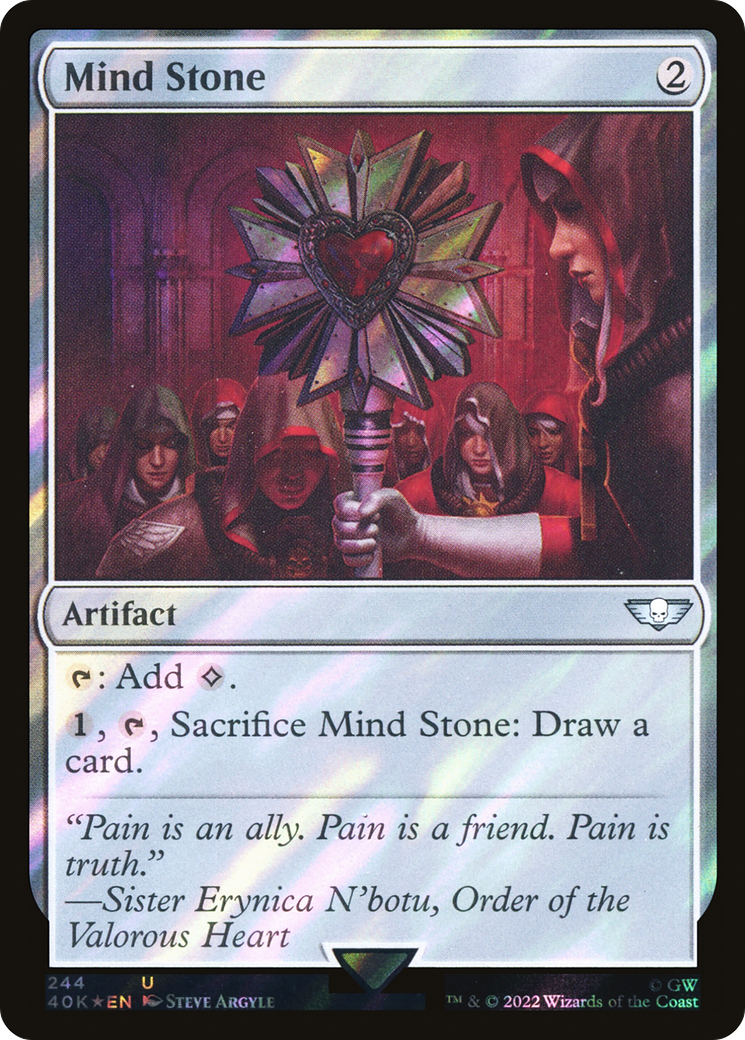 Mind Stone (244) (Surge Foil) - [Warhammer 40,000 Commander] Foil