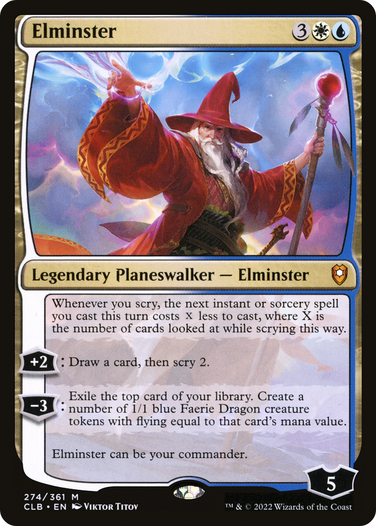 Elminster [Commander Legends: Battle for Baldur's Gate]