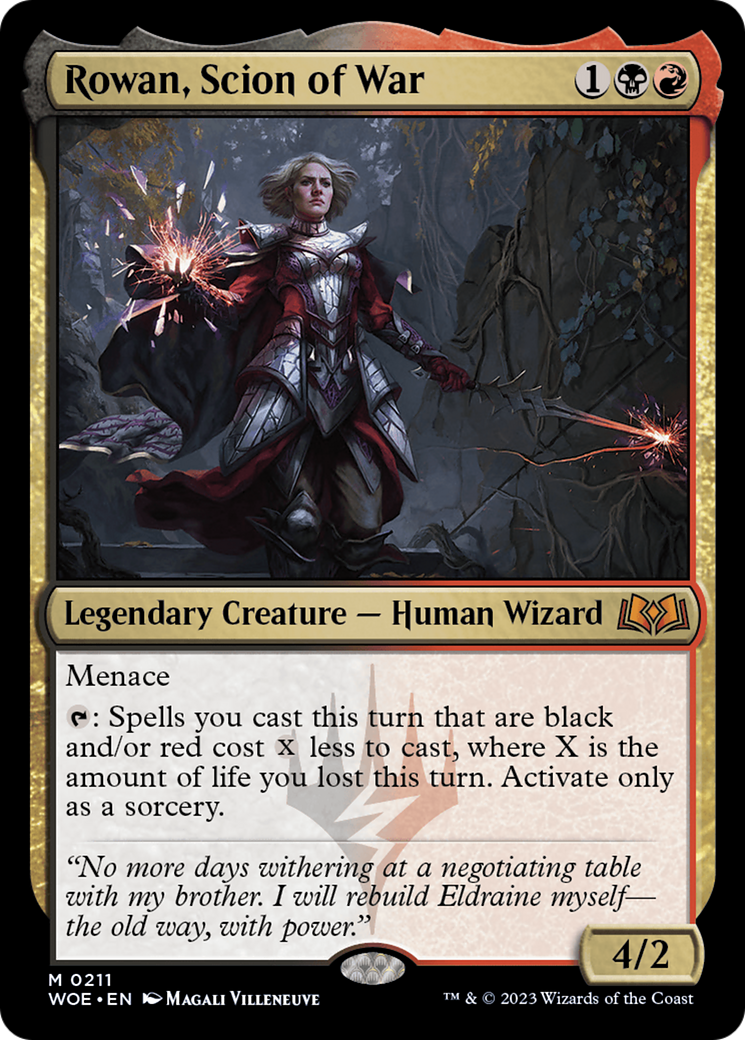 Rowan, Scion of War - [Wilds of Eldraine]