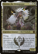Breena, the Demagogue (Display Commander) - Thick Stock - Commander 2021 Display Commanders Foil