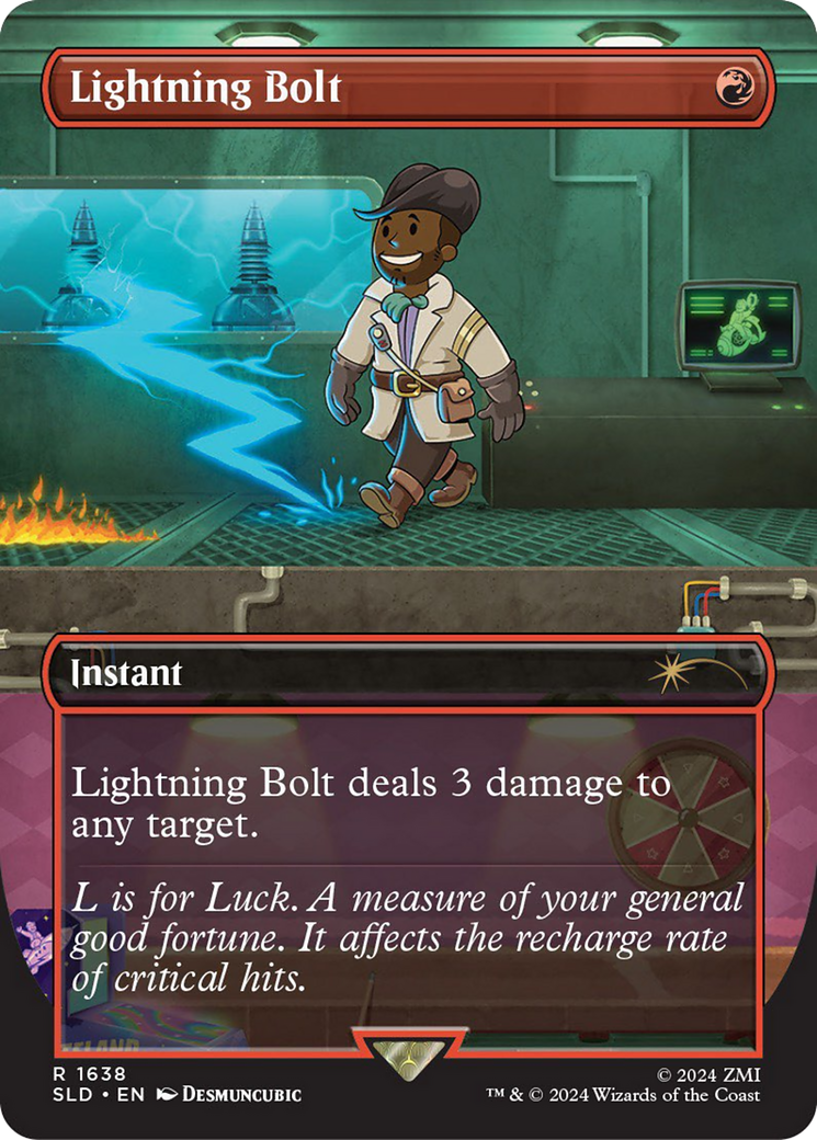 Lightning Bolt (1638) [Secret Lair Drop] (Borderless)