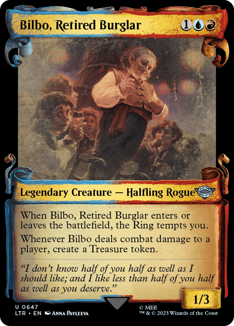 Bilbo, Retired Burglar (Showcase Scrolls) - The Lord of the Rings: Tales of Middle-earth: (Showcase)