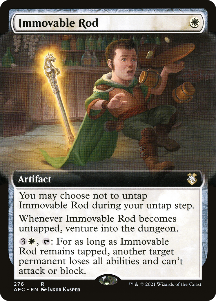 Immovable Rod (Extended Art): (Extended Art) [Forgotten Realms Commander]