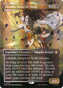 Elenda, Saint of Dusk (Borderless) (Mana Foil) [Foundations] Foil