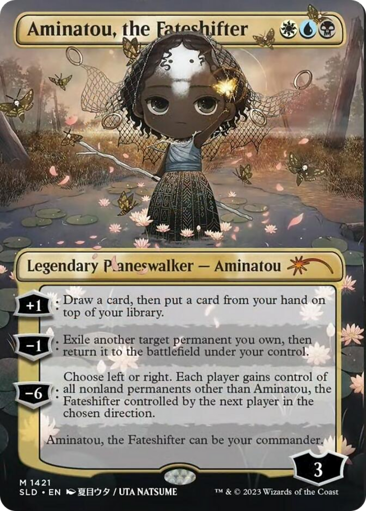 Aminatou, the Fateshifter [Secret Lair Drop] (Borderless)