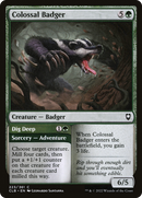 Colossal Badger [Commander Legends: Battle for Baldur's Gate]