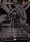 All Will Be One (Oil Slick Raised Foil) [Phyrexia: All Will Be One]