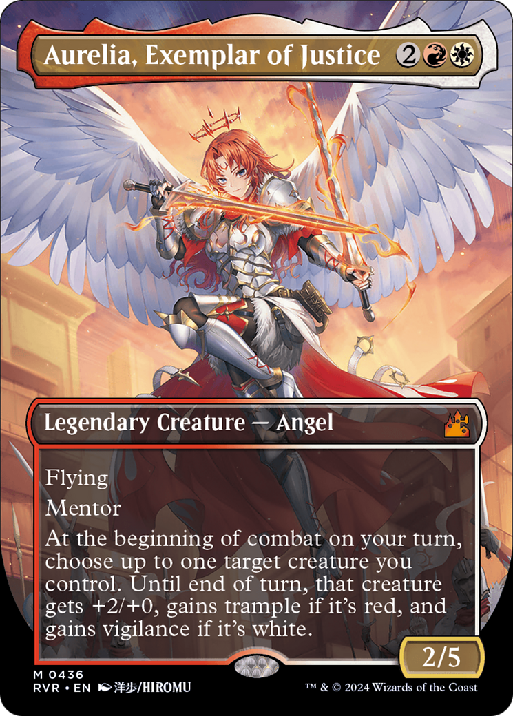 Aurelia, Exemplar of Justice (Anime Borderless) - Ravnica Remastered