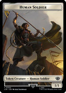 Human Soldier Token (0002) [The Lord of the Rings: Tales of Middle-earth]