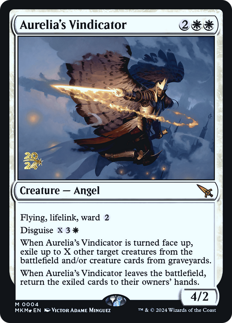 Aurelia's Vindicator - Murders at Karlov Manor Promos Foil