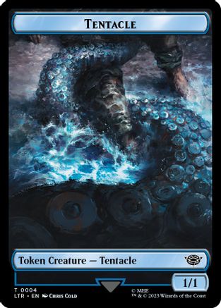 Tentacle // Food (0009) Double-Sided Token [The Lord of the Rings: Tales of Middle-earth] Foil