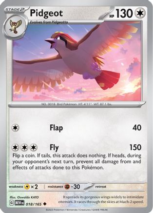 Pidgeot 018 [SV Scarlet & Violet 151]