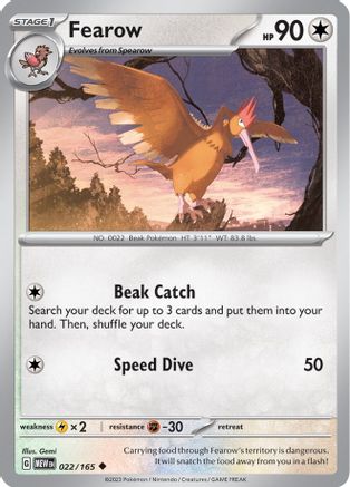 Fearow 022 [SV Scarlet & Violet 151]