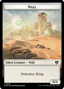 Wall // Kor Ally Double-Sided Token [Commander Masters]