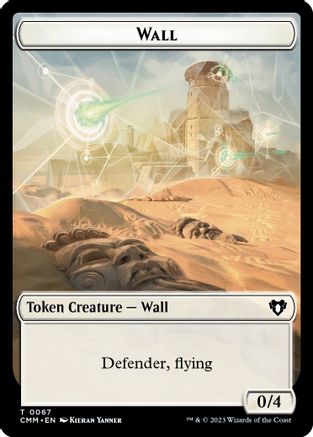 Wall // Kor Ally Double-Sided Token [Commander Masters]