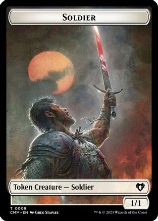 Soldier // Servo Double-Sided Token [Commander Masters]