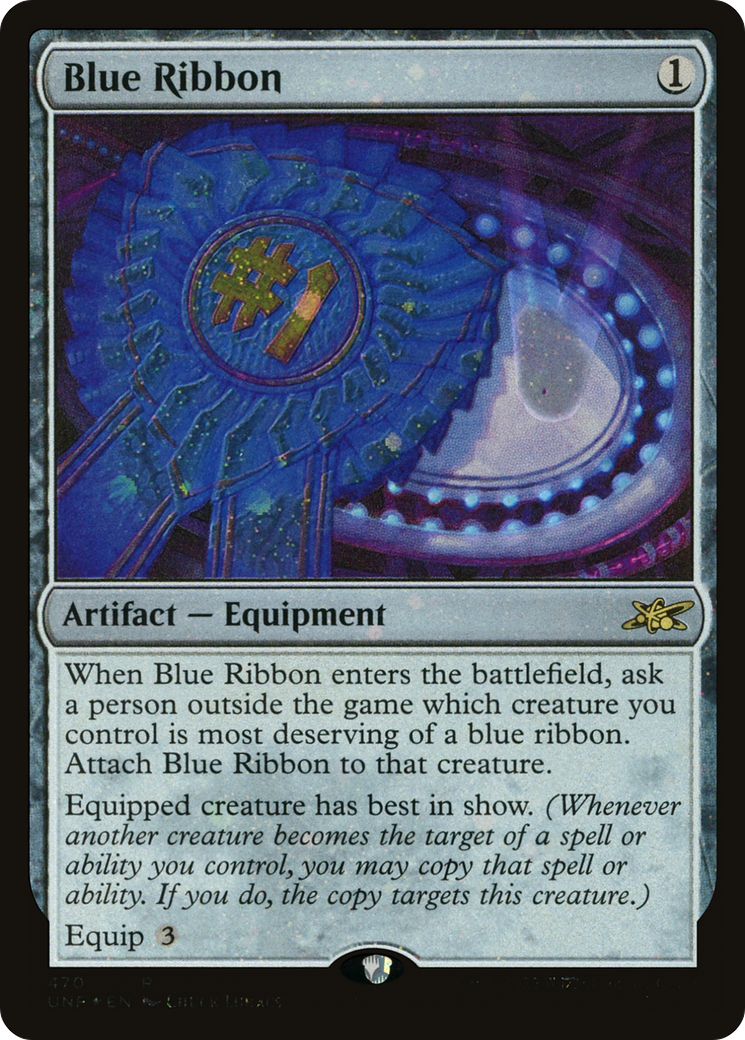 Blue Ribbon (Galaxy Foil) - Unfinity Foil