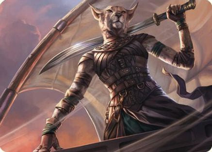 Mirri, Weatherlight Duelist Art Card [Art Series: Commander Masters]