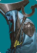 Mikaeus, the Unhallowed Art Card (Gold-Stamped Signature) [Art Series: Commander Masters]