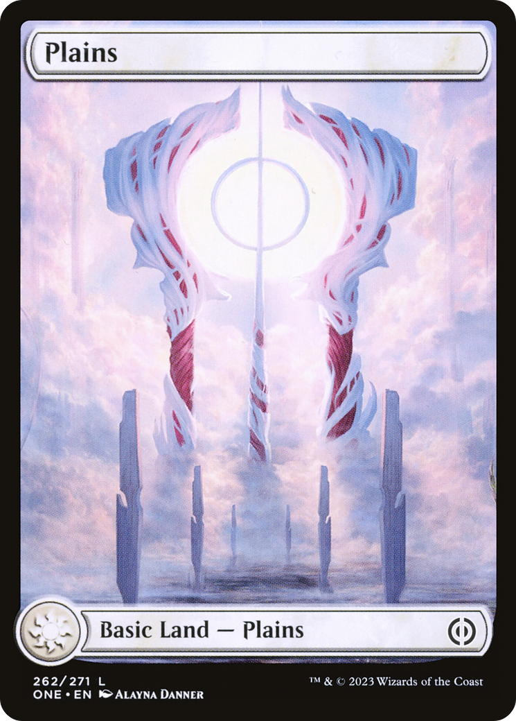 Plains (262) - Full Art - [Phyrexia: All Will Be One]