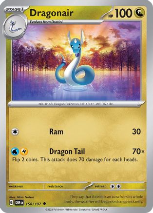 Dragonair 158 [SV03 Obsidian Flames]