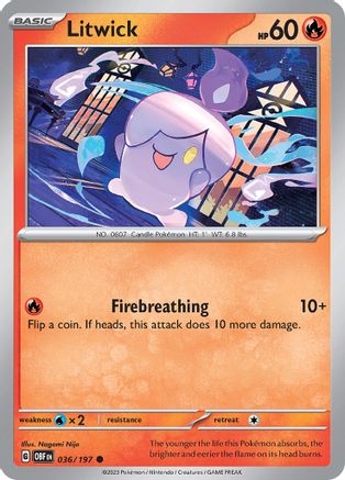 Litwick 036 [SV03 Obsidian Flames]