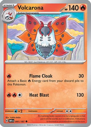 Volcarona 041 [SV03 Obsidian Flames]