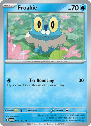 Froakie 056 [SV03 Obsidian Flames]