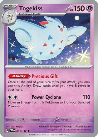 Togekiss 085 [SV03 Obsidian Flames]