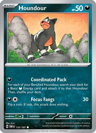 Houndour 131/197 [SV03 Obsidian Flames]
