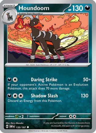 Houndoom 133 [SV03 Obsidian Flames]