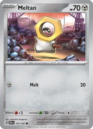 Meltan 152 [SV03 Obsidian Flames]