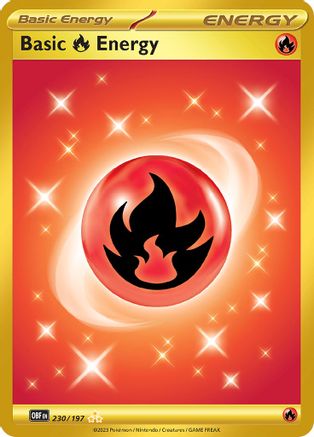 Basic Fire Energy - 230/197 [SV03 Obsidian Flames] - Holofoil