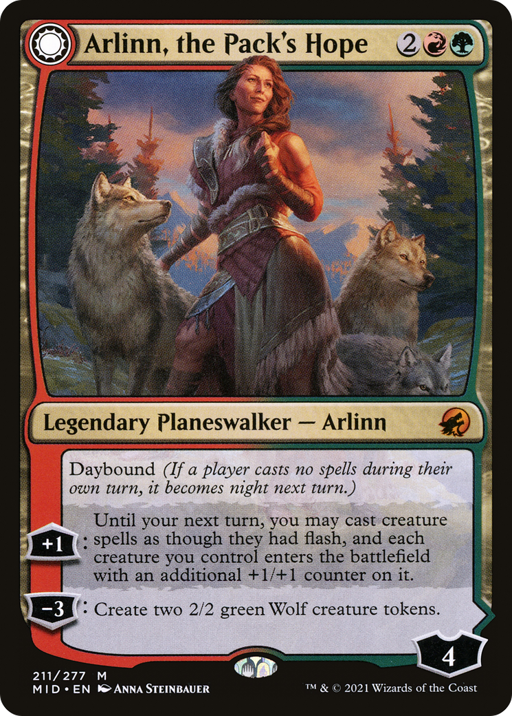Arlinn, the Pack's Hope - Innistrad: Midnight Hunt: (Double Faced Transform)
