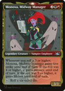 Monoxa, Midway Manager (Showcase) (Galaxy Foil): (Showcase) [Unfinity] Foil