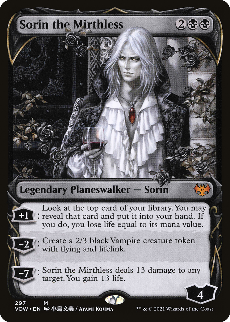 Sorin the Mirthless (Showcase) - [Innistrad: Crimson Vow]: (Showcase)