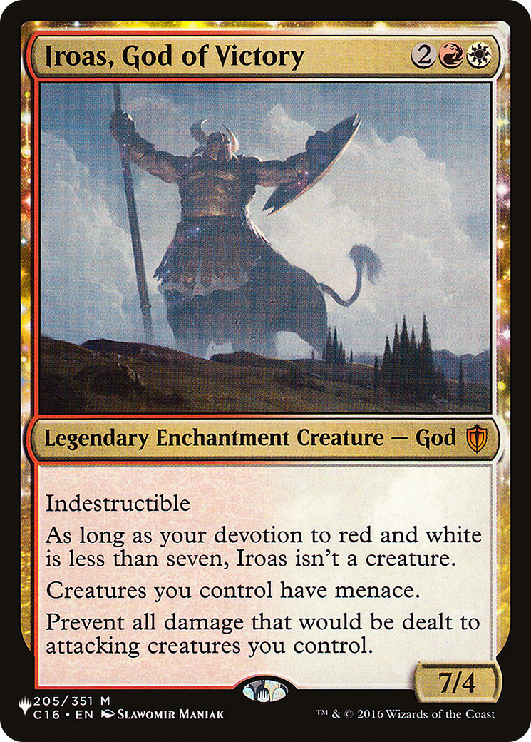 Iroas, God of Victory - [The List]: (enchantment)