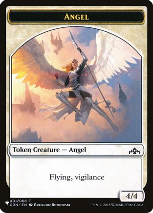 Angel // Warrior Double-Sided Token - The List Reprints