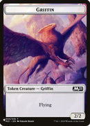 Griffin // Ajani's Pridemate Double-sided Token [The List Reprints]