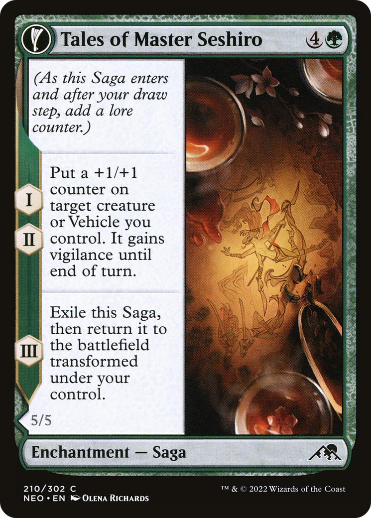 Tales of Master Seshiro - [Kamigawa: Neon Dynasty]: (fandfc, enchantment)