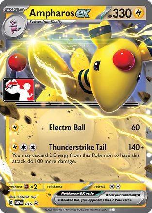 Ampharos ex - 16 [Prize Pack Series Cards]