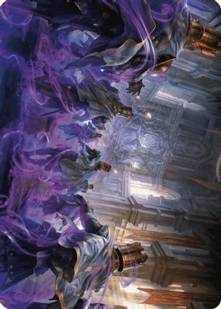 Eerie Interference Art Card [Art Series: Wilds of Eldraine]
