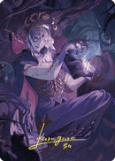 Necropotence Art Card (Gold-Stamped Signature) [Art Series: Wilds of Eldraine]