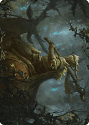 Verdant Outrider Art Card [Art Series: Wilds of Eldraine]