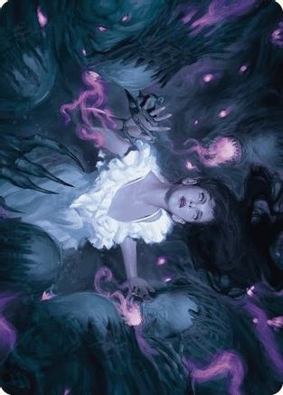 Neva, Stalked by Nightmares Art Card [Art Series: Wilds of Eldraine]